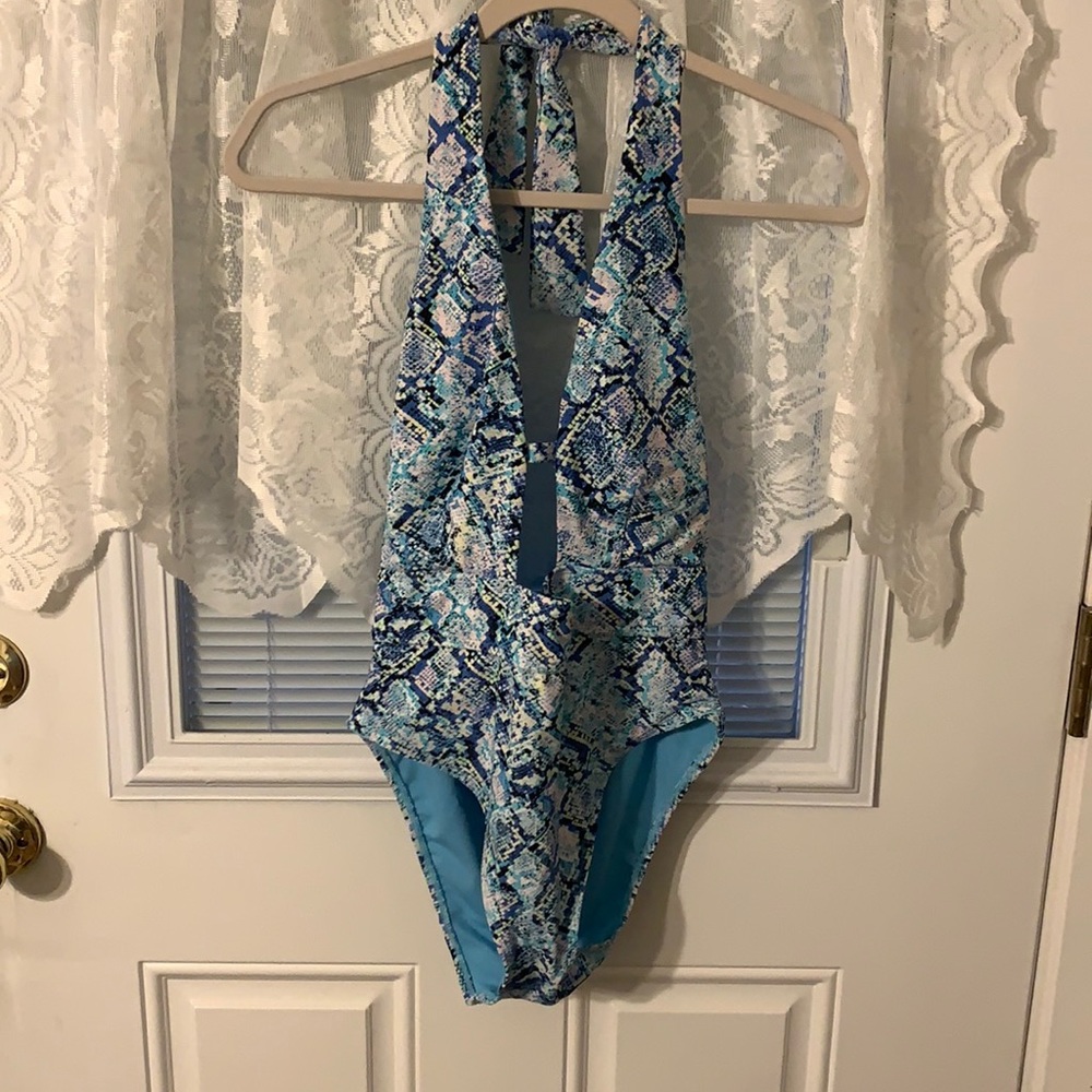 Adore Me blue bathing suit